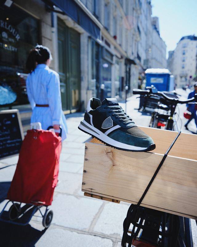Philippe Model Sneaker basse Tropez 2.1 uomo - verde Sconti questo mese