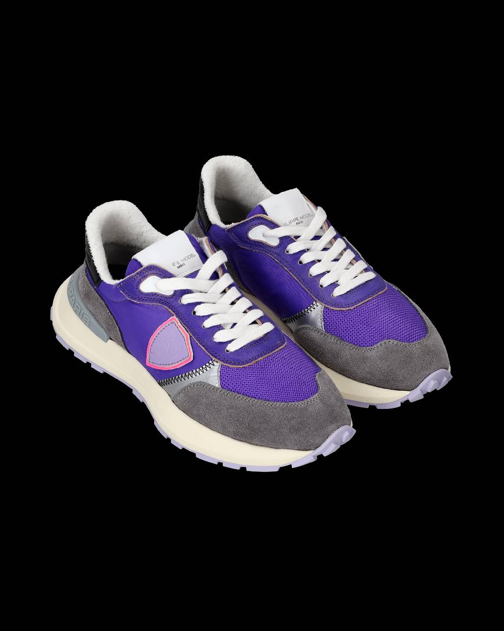 Philippe Model Sneaker running basse Antibes donna - viola e grigio Consegna Veloce