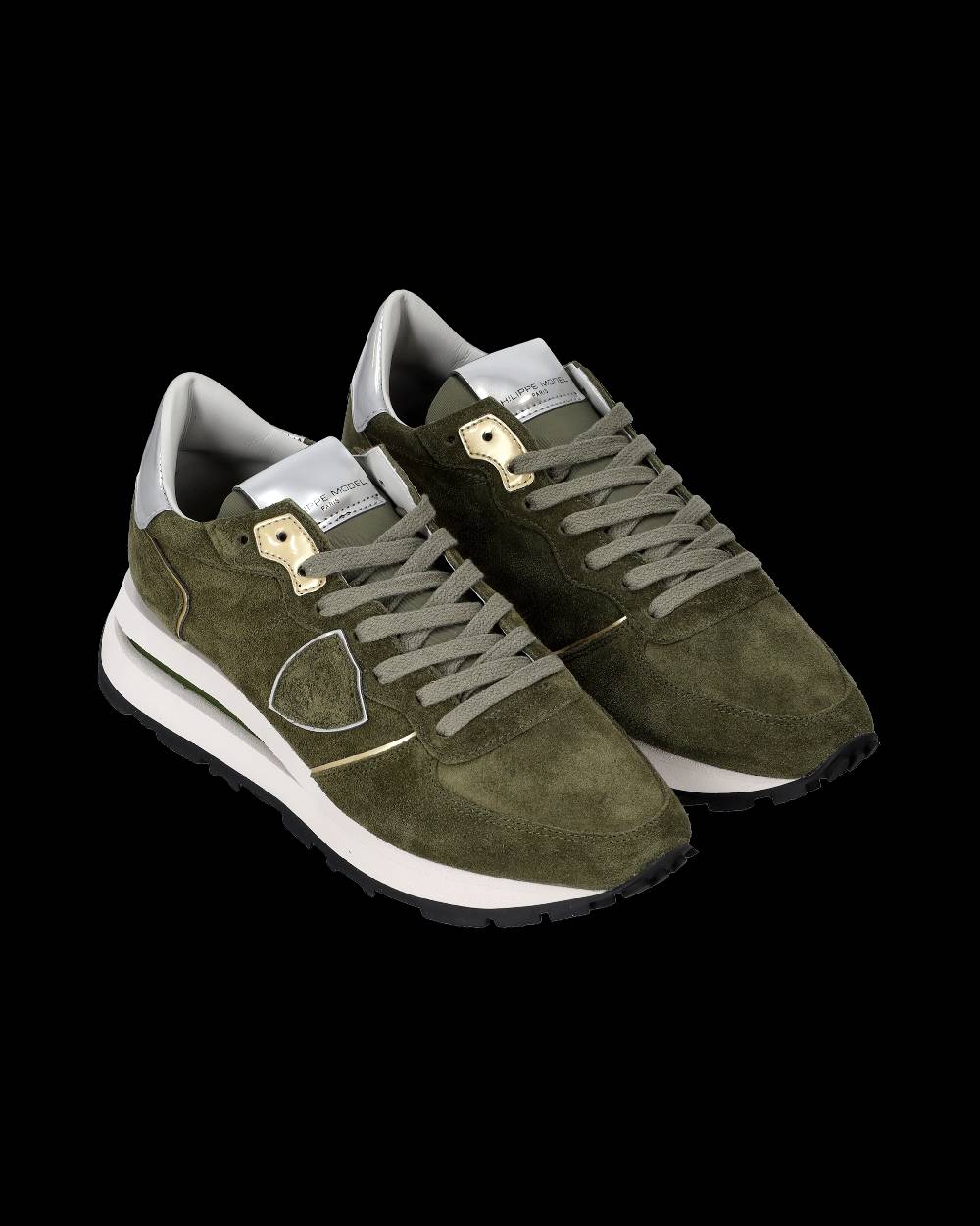 Philippe Model Sneaker basse Tropez Haute donna - verde Fino Al -60%