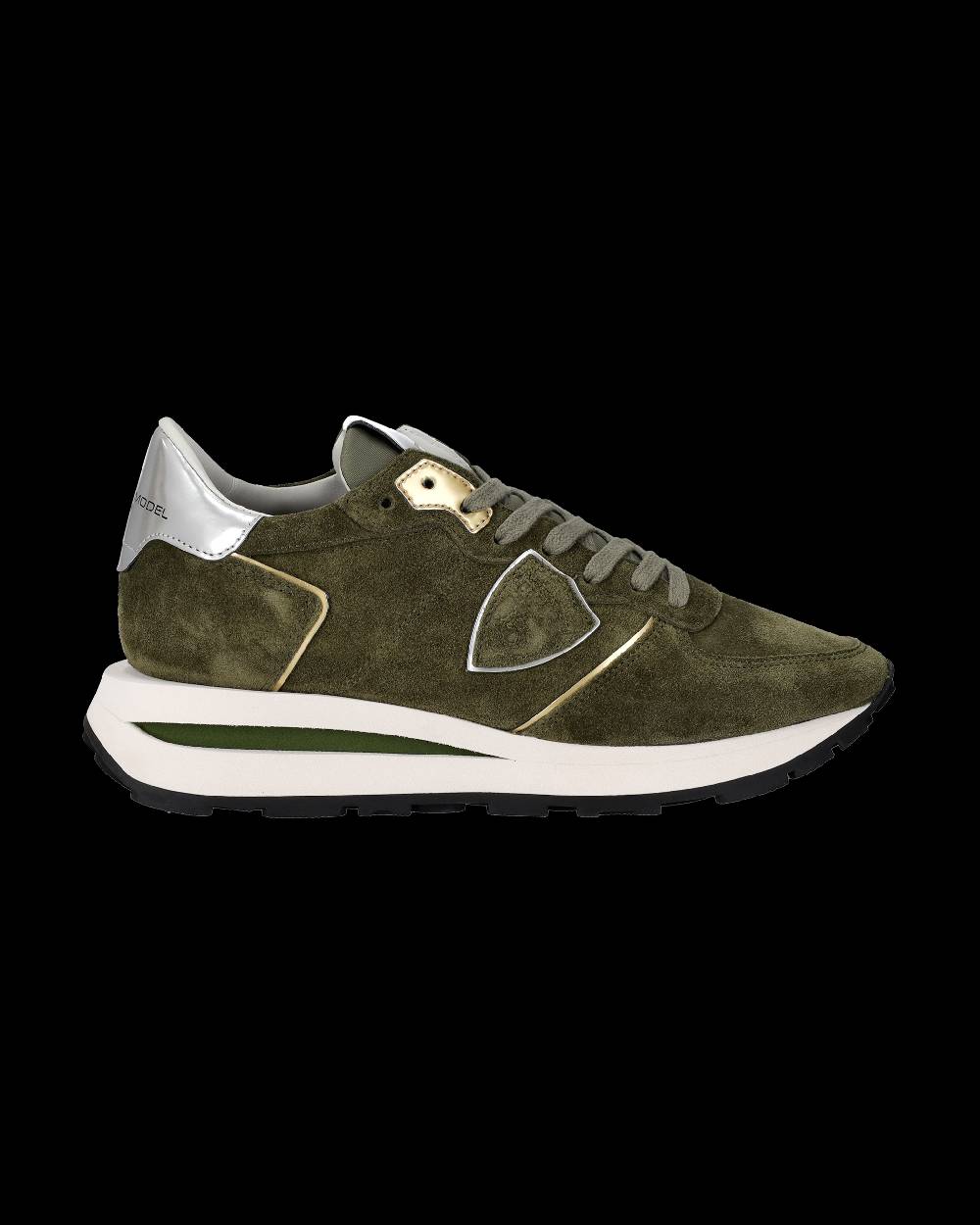 Philippe Model Sneaker basse Tropez Haute donna - verde Fino Al -60%