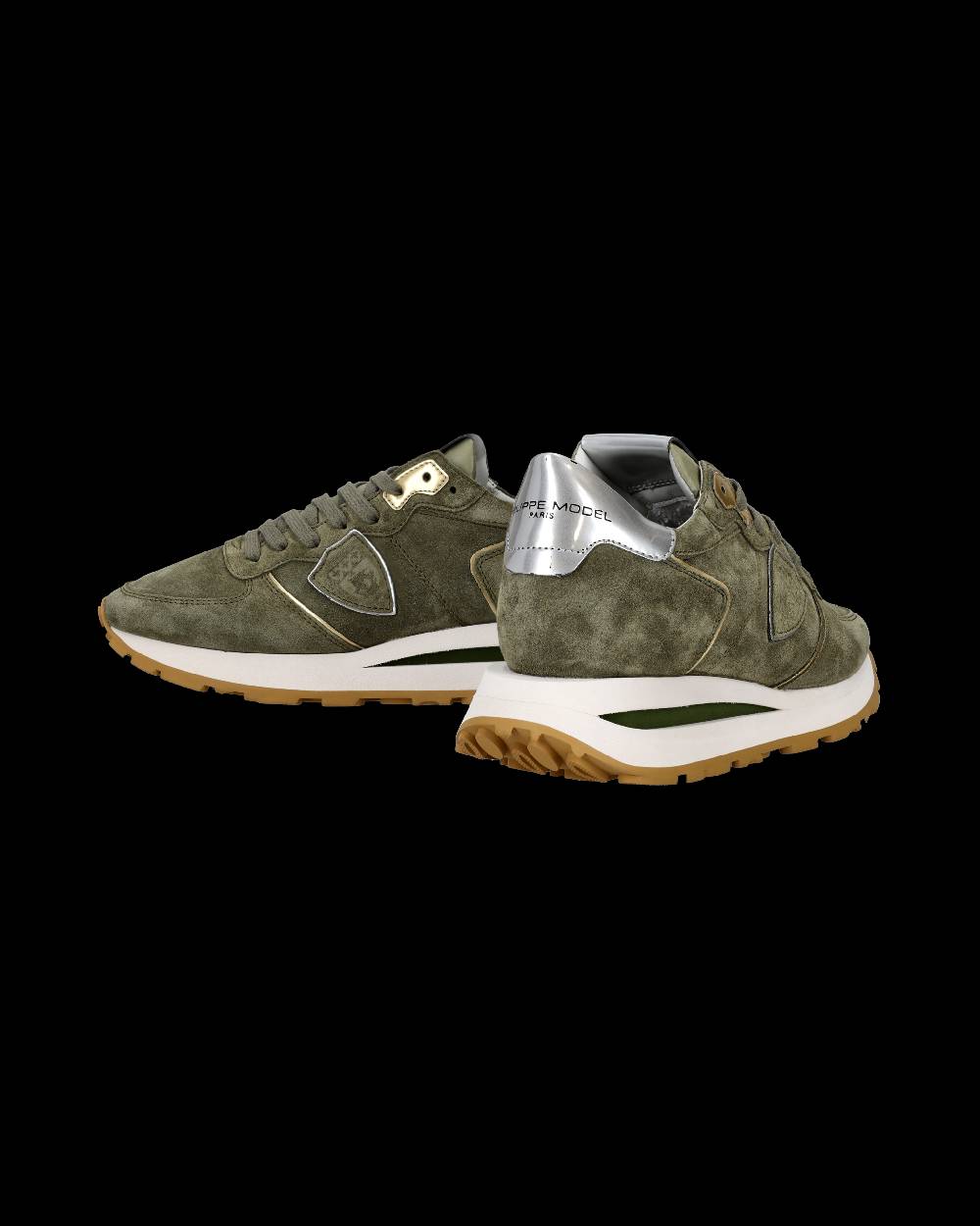 Philippe Model Sneaker basse Tropez Haute donna - verde Convenienza