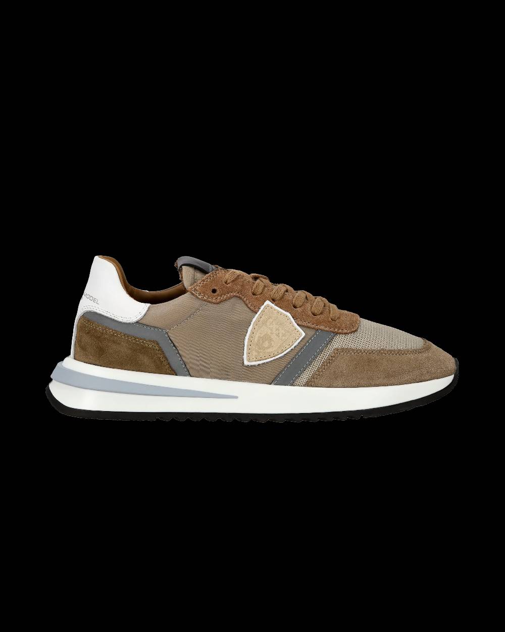 Philippe Model Sneaker casual Tropez 2.1 da uomo in nylon e pelle - Tortora Sconto