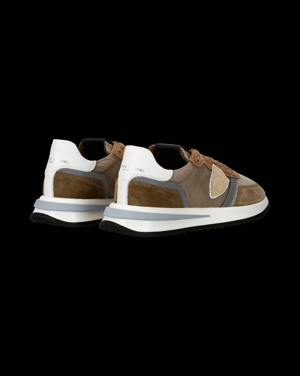 Philippe Model Sneaker casual Tropez 2.1 da uomo in nylon e pelle - Tortora Sconto