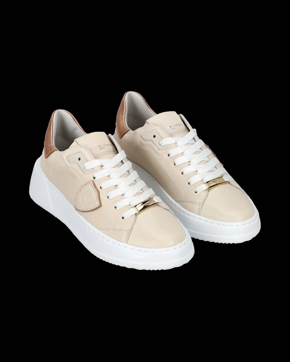 Philippe Model Sneaker bassa Tres Temple donna - rosa e nude Economico