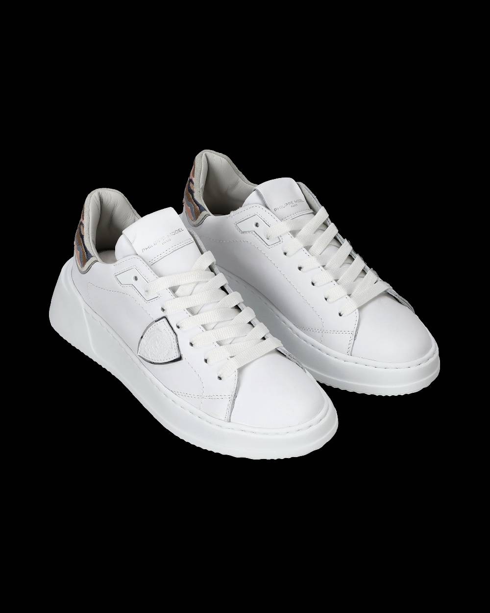Philippe Model Sneaker basse Tres Temple donna - bianco e rosa Online