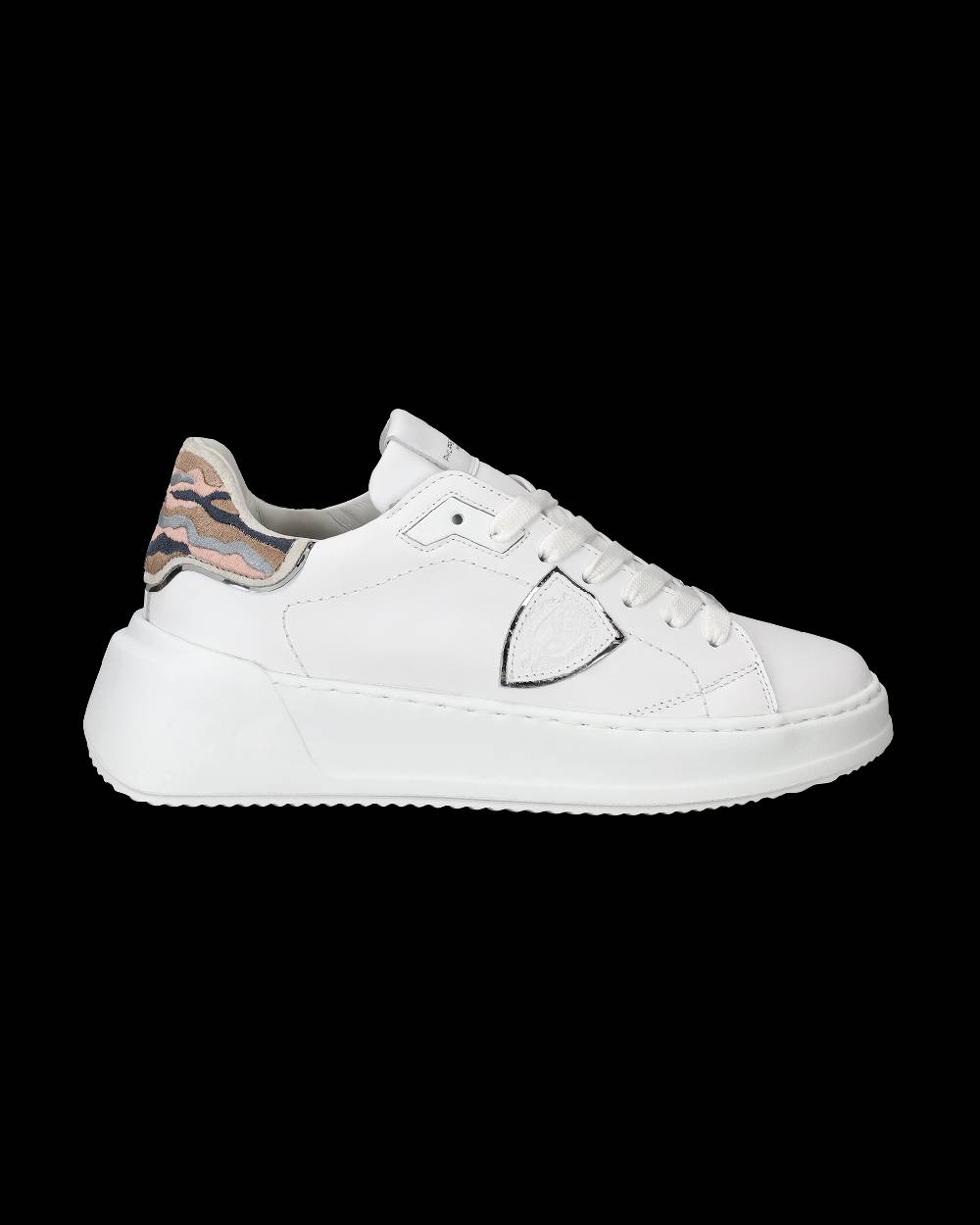 Philippe Model Sneaker basse Tres Temple donna - bianco e rosa Online
