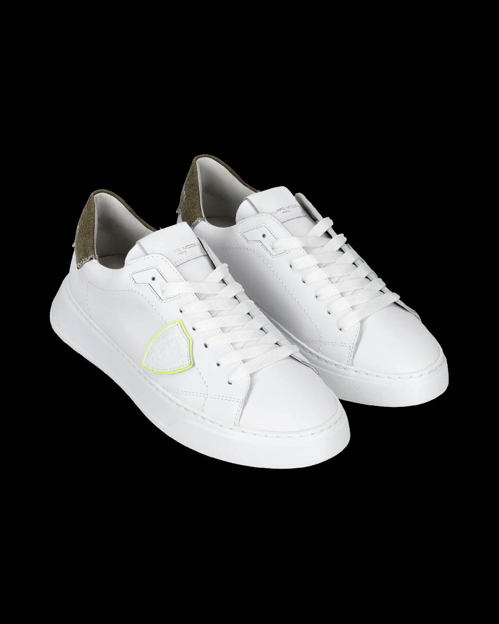 Philippe Model Sneaker bassa Temple uomo - bianco e verde Outlet
