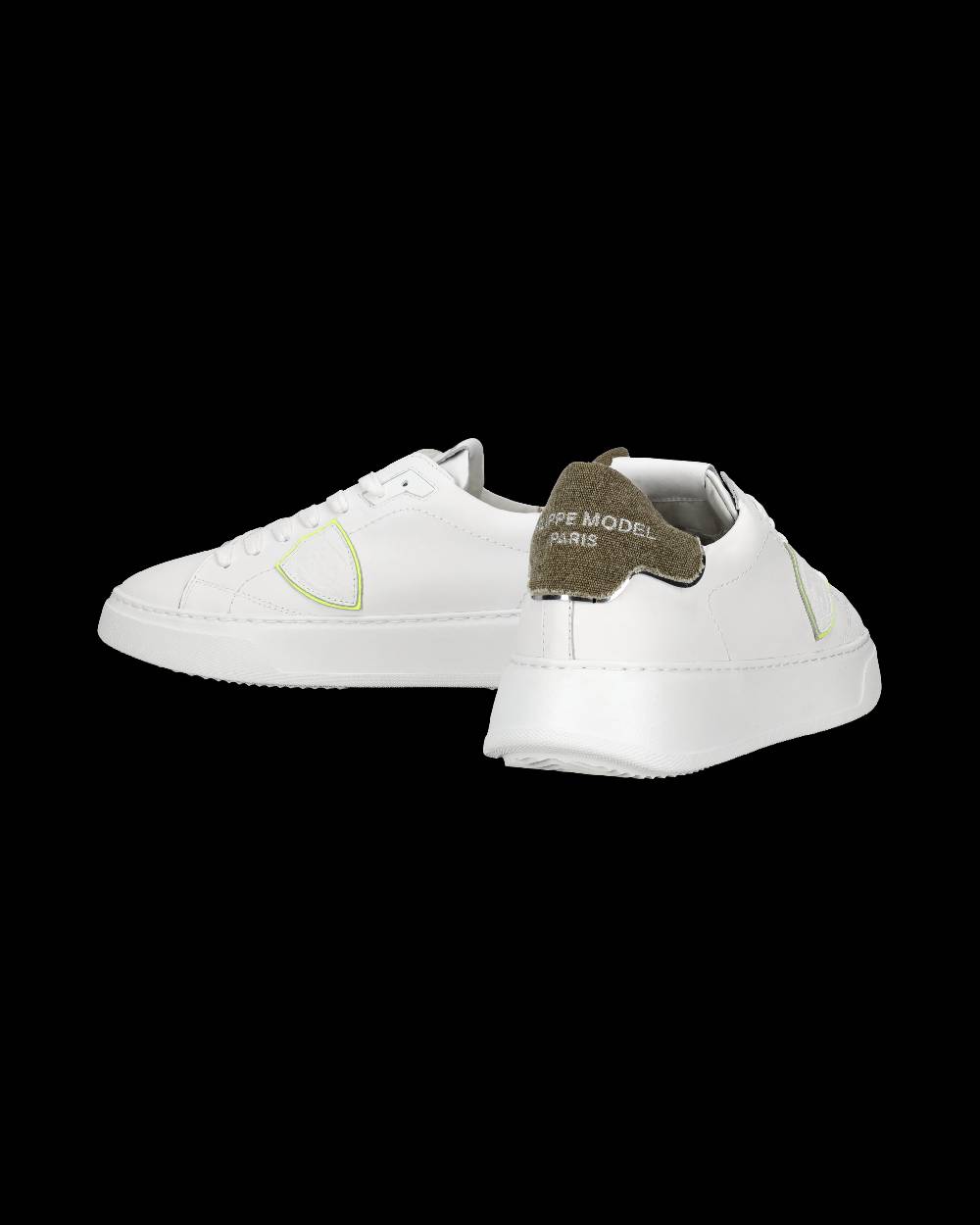 Philippe Model Sneaker bassa Temple uomo - bianco e verde Outlet