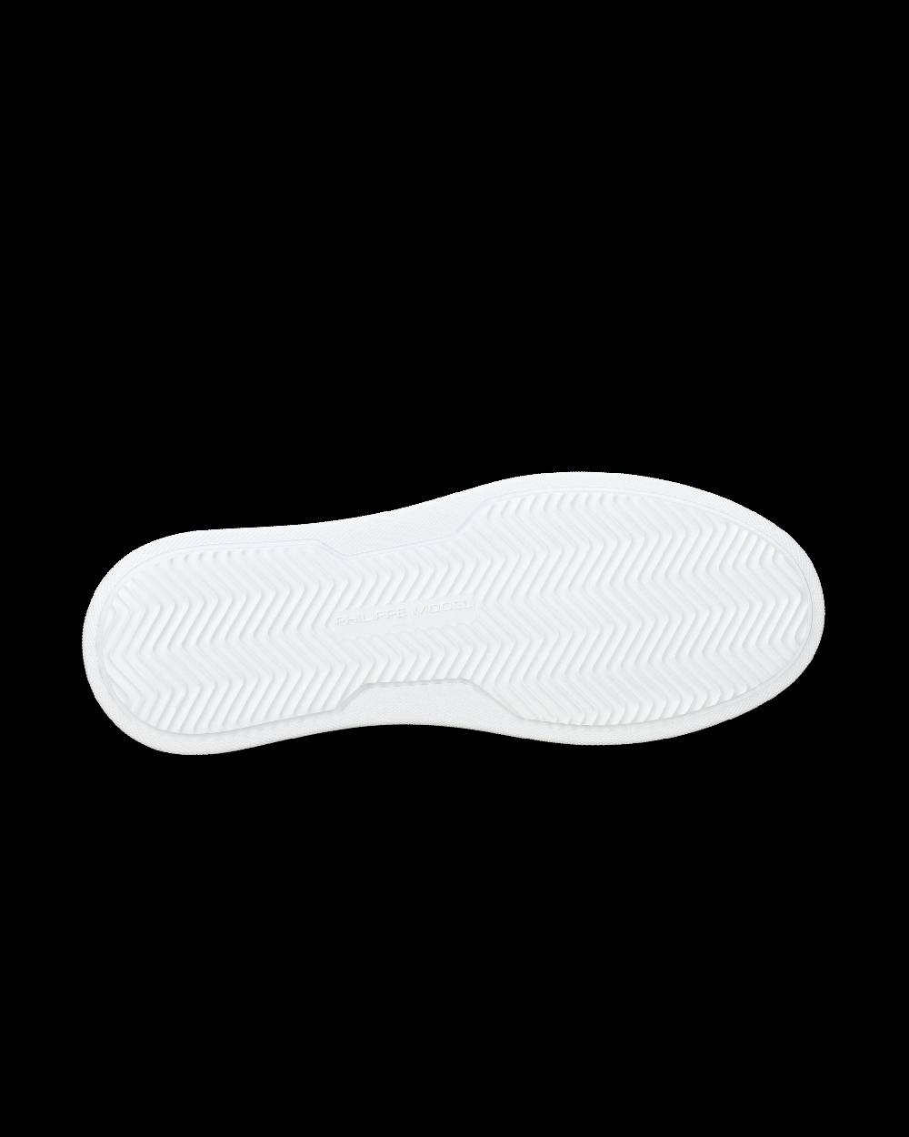 Philippe Model Sneaker casual Temple da uomo in pelle - Arancione e bianco Saldi