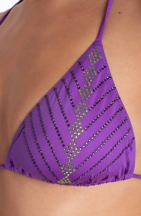 Pin Up Stars BIKINI TRIANGOLO IMBOTTITO CON CRISTALLI Online
