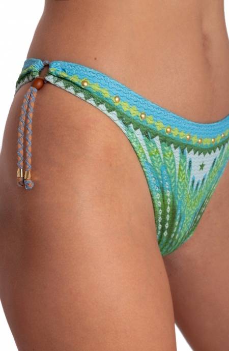 Pin Up Stars BIKINI FASCIA IMBOTTITA CON BORCHIE STAMPA WINGS Offerte