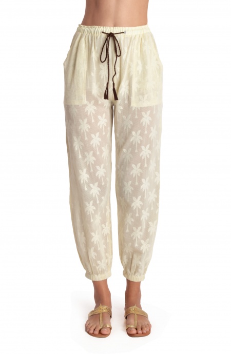 Pin Up Stars PANTALONE RICAMO PALME Negozi Online