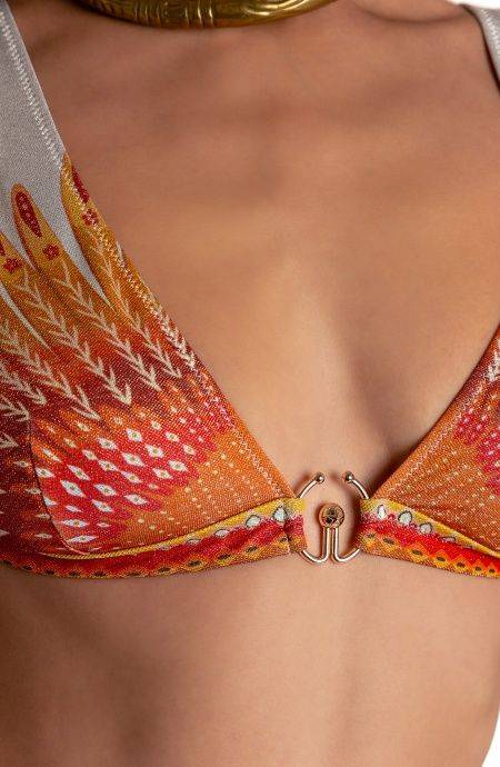 Pin Up Stars BIKINI BRASSIERE CON ACCESSORIO STAMPA WINGS Fino Al -60%