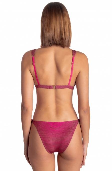 Pin Up Stars BIKINI BRASSIERE LUREX CON ACCESSORIO STAMPA TIGER SUN Presa