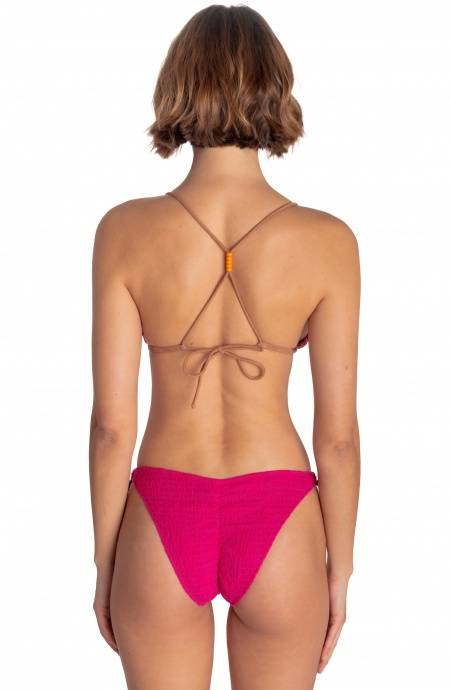 Pin Up Stars BIKINI TRIANGOLO IMBOTTITO RICAMO PALME Economico