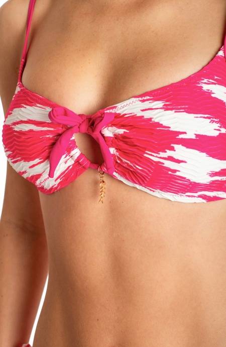 Pin Up Stars BIKINI BRASSIERE CON CIONDOLO STAMPA NUVOLA In Saldo