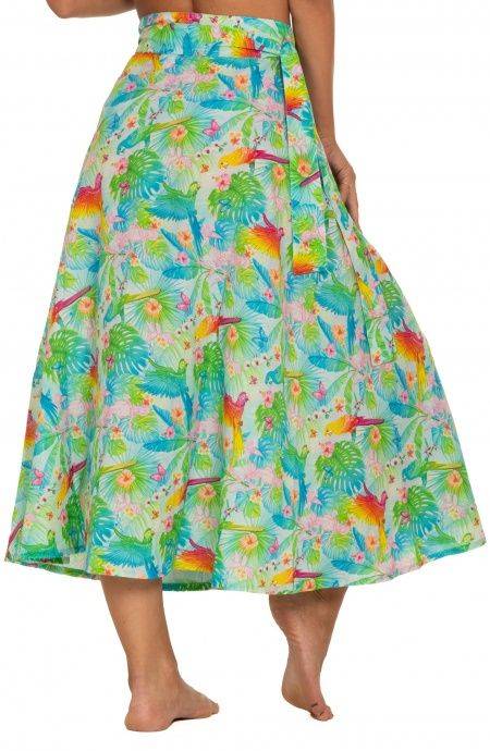 Pin Up Stars Gonna Pareo A Ruota Stampa Happy Tropical Offerte