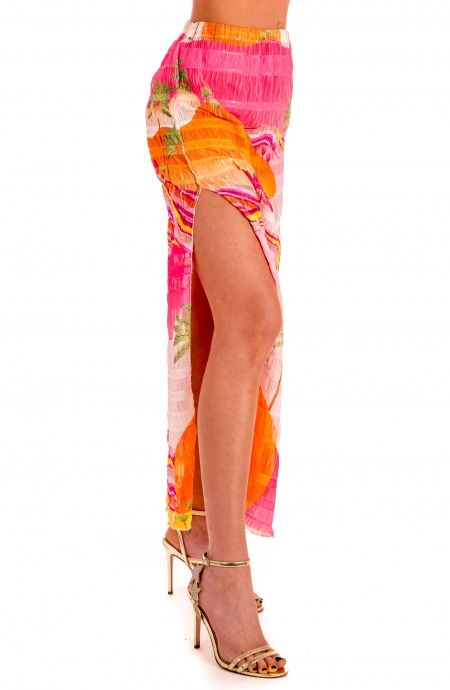 Pin Up Stars Gonna Goffrata Con Spacchi Stampa Dune Fornitura limitata