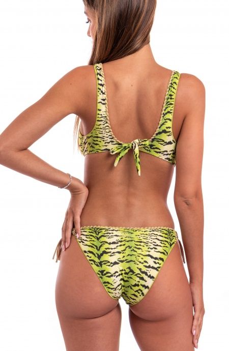 Pin Up Stars Bikini Brassiere Stampa Tigre Ricamo Punto Cavallo Saldi Di Fabbrica