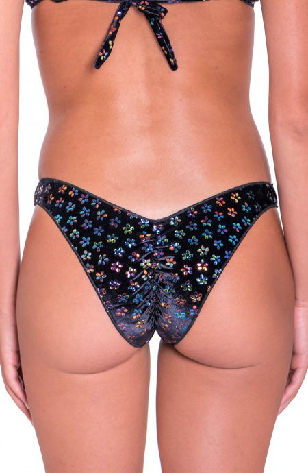 Pin Up Stars Slip Sgambato Velvet Lamina Fiorellini Qualità Garantita