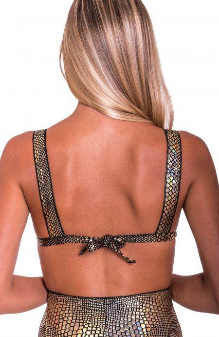 Pin Up Stars Top Bikini Triangolo A Vela Imbottito Pitone Fino Al -60%