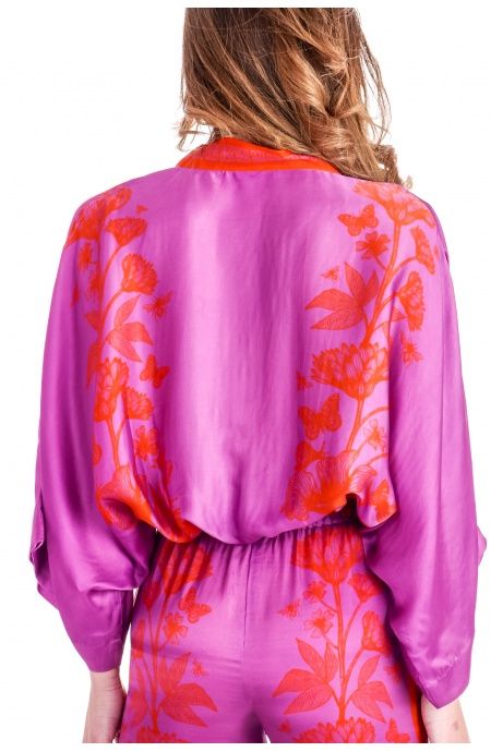 Pin Up Stars Blusa Viscosa Satin Principe Azzurro Convenienza