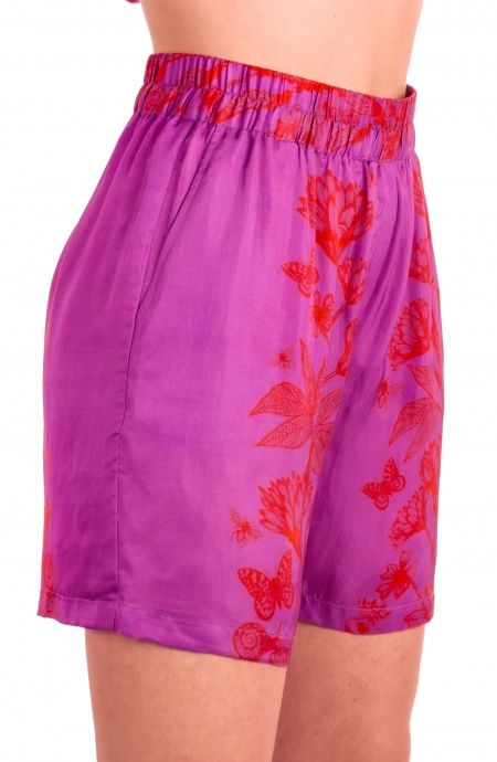 Pin Up Stars Short Viscosa Satin Principe Azzurro Italia