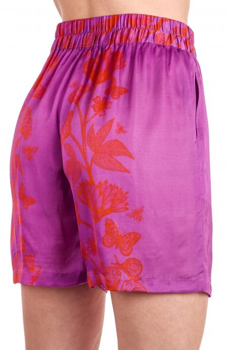 Pin Up Stars Short Viscosa Satin Principe Azzurro Italia