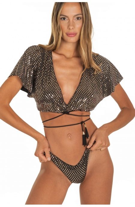Pin Up Stars Top Specchietto Rombo In Saldo