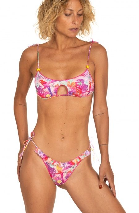 Pin Up Stars Bikini Brassiere Slip Brasiliana Stampa Happy Tropical Promozione