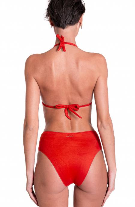 Pin Up Stars Bikini Triangolo Imbottito Slip a Vita Alta Ricamo Conchiglie Fino Al -60%