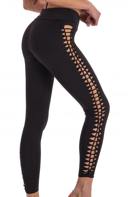 Pin Up Stars Leggins Laserato Tinta Unita Promozione