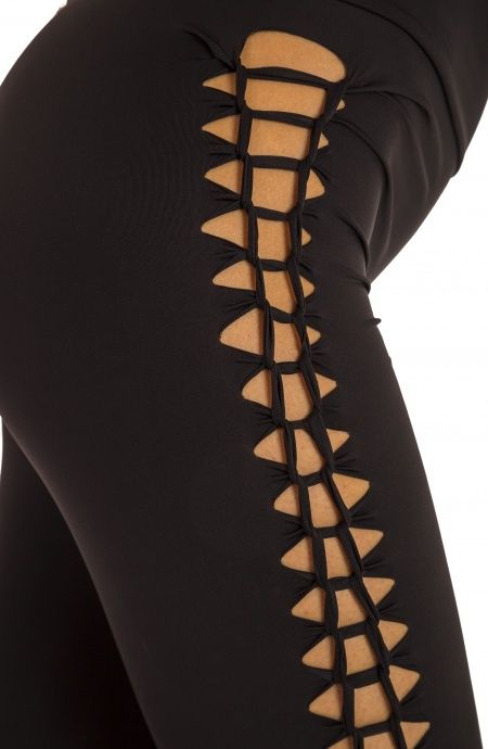 Pin Up Stars Leggins Laserato Tinta Unita Promozione