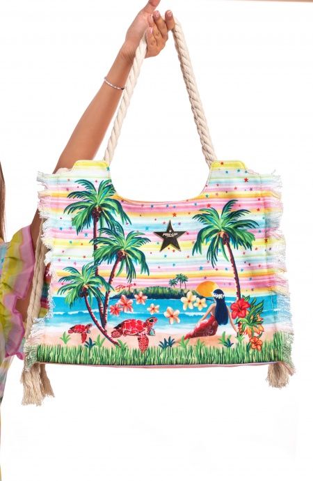Pin Up Stars Borsa A Frange Hawaii Qualità Garantita