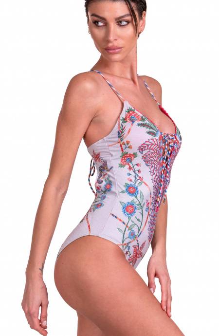 Pin Up Stars Costume Da Bagno Intero Incrociato Camaleonte Saldi