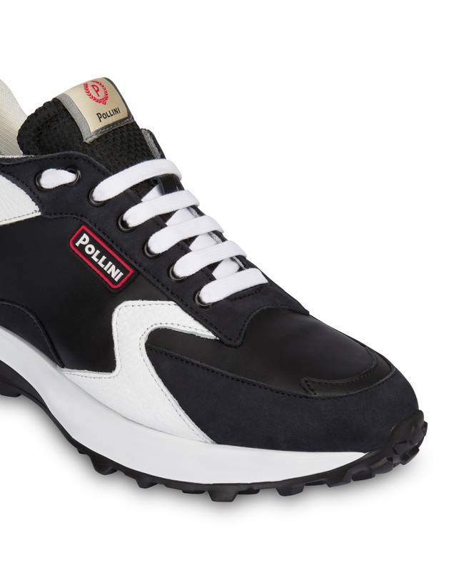 ﻿Pollini Sneakers Con Suola Chunky Bold Running Nero/nero/bianco/nero/senape Affare Del Giorno