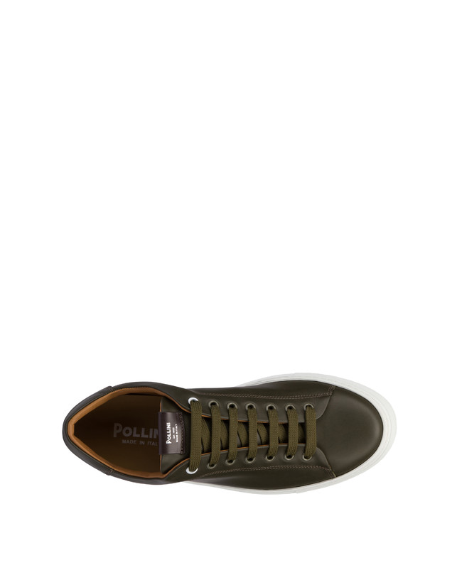 Pollini Sneakers In Vitello Tennis Club Militare Prezzo Ridotto