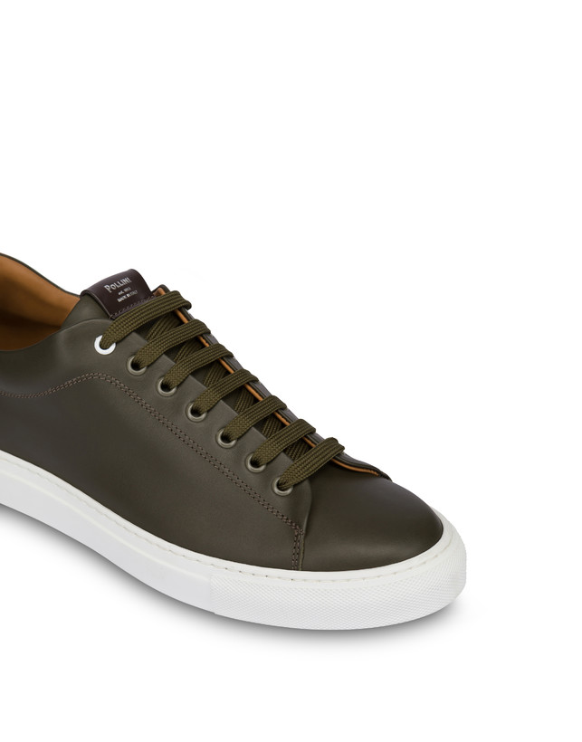 Pollini Sneakers In Vitello Tennis Club Militare Prezzo Ridotto