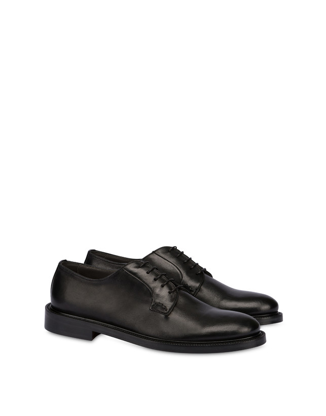 Pollini Derby In Vitello Abrasivato 1920 Nero Novità