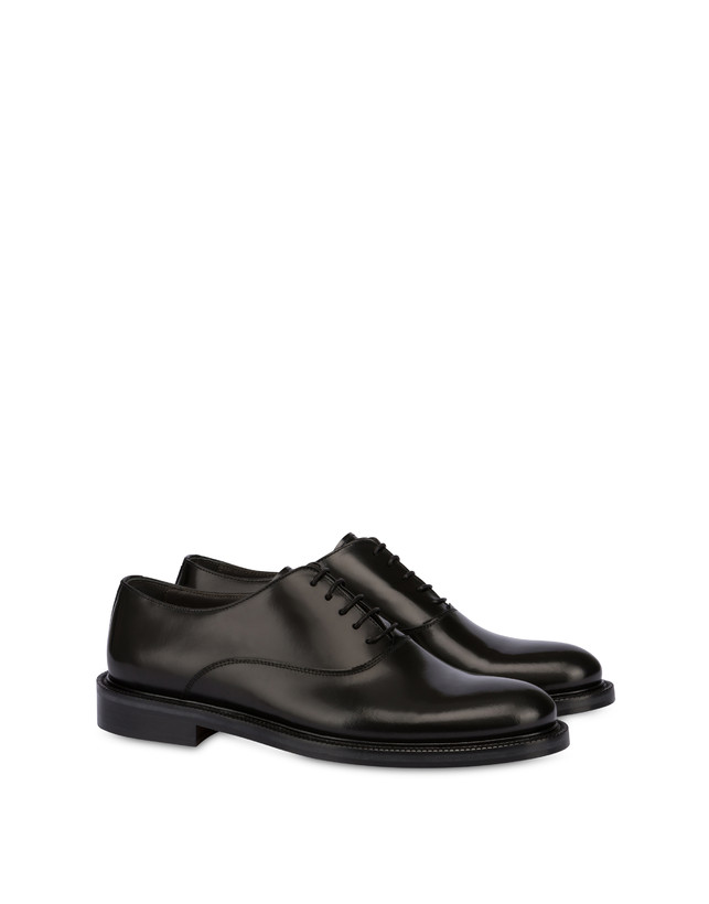 Pollini Oxford In Vitello Abrasivato 1920 Nero Outlet