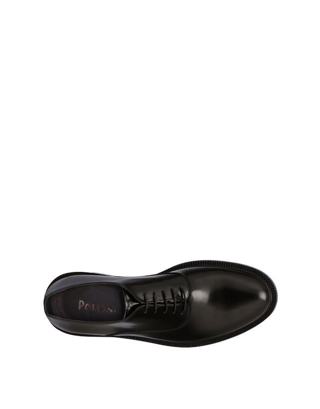 Pollini Oxford In Vitello Abrasivato 1920 Nero Outlet