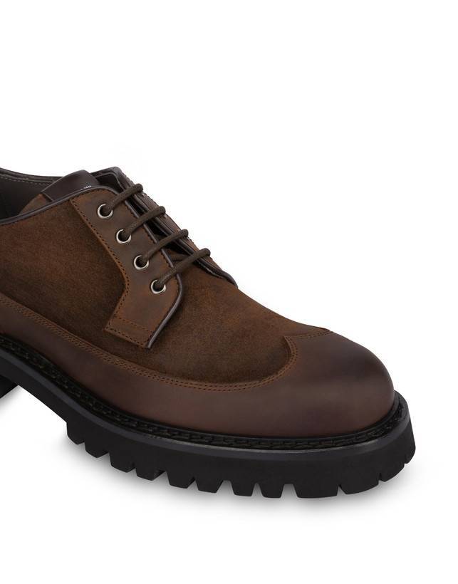 Pollini Derby In Crosta E Vitello Budapest T.moro/cuoio Vendita Economica