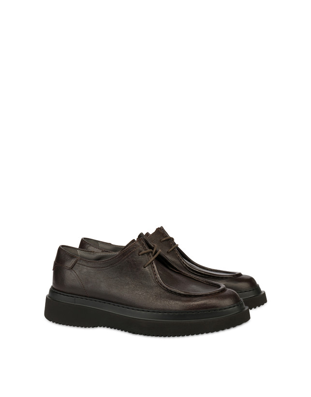 Pollini Derby In Crosta Ingrassata Convy T.moro Vendite Flash