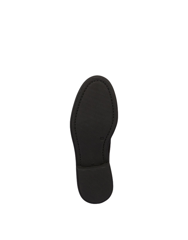 Pollini Derby In Crosta Cerata Gentlemen's Club Nero In Saldo