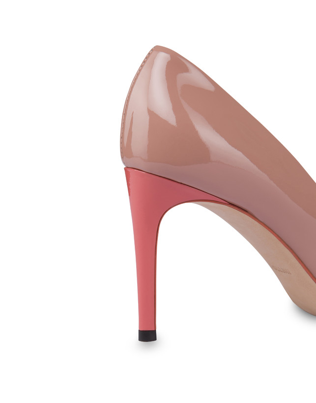 Pollini Décolleté In Vernice Attitude Nude/cannella 2025