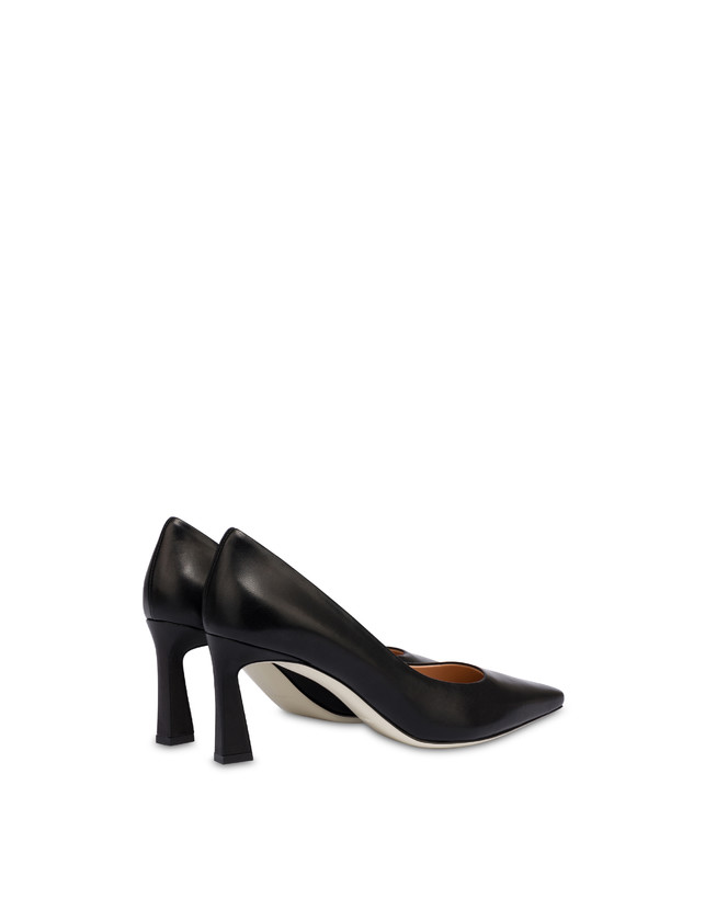 Pollini Décolleté In Nappa Cote D'azur Nero Italy