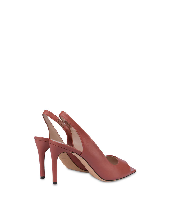 Pollini Slingback In Nappa Attitude Nude In Linea