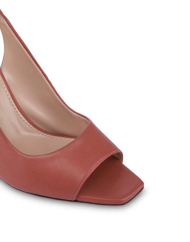 Pollini Slingback In Nappa Attitude Nude In Linea