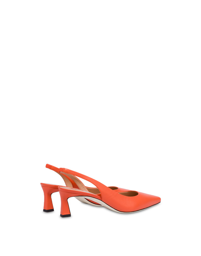 Pollini Slingback In Nappa Cote D'azur Coral Promozione