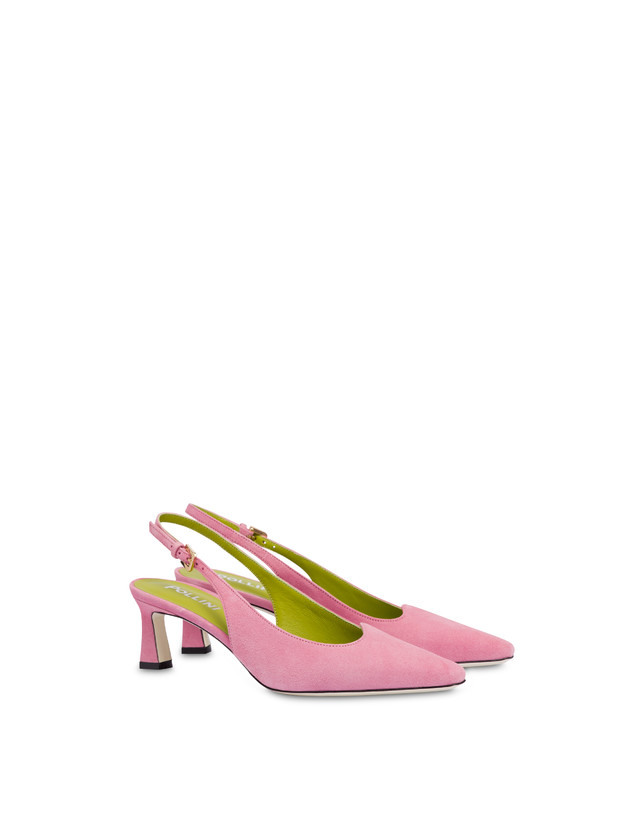 Pollini Slingback In Camoscio Wave Peonia Pezzi Unici